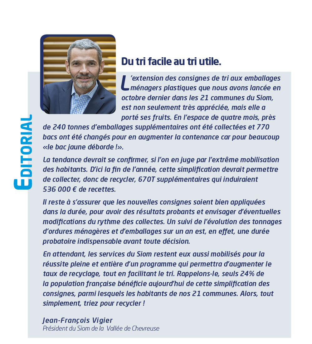 SIOM ACTU - Lettre d'information mensuelle du Syndicat mixte des ordures ménagères de la Vallée de Chevreuse