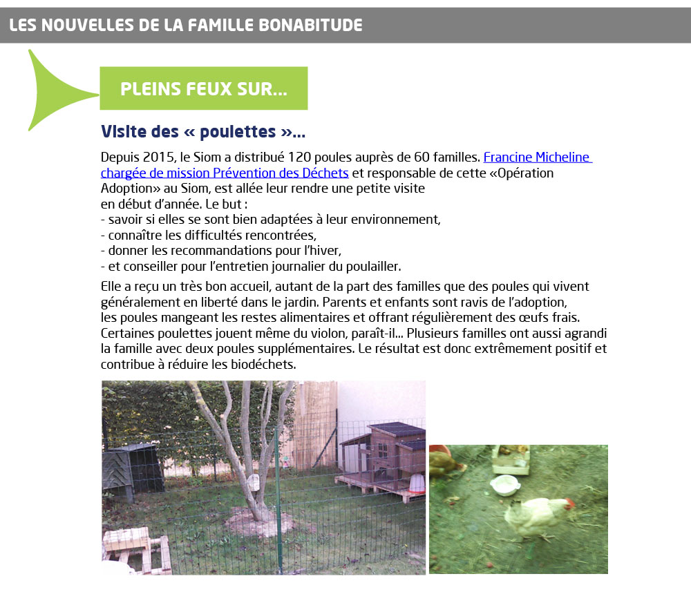 SIOM ACTU - Lettre d'information mensuelle du Syndicat mixte des ordures ménagères de la Vallée de Chevreuse