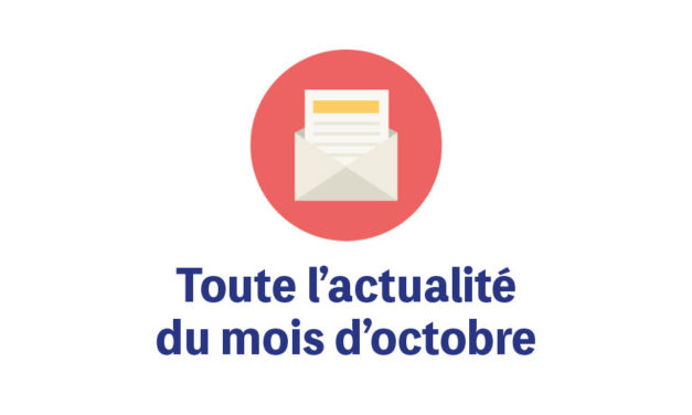 La newsletter du mois d’octobre