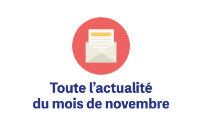La newsletter du mois de novembre