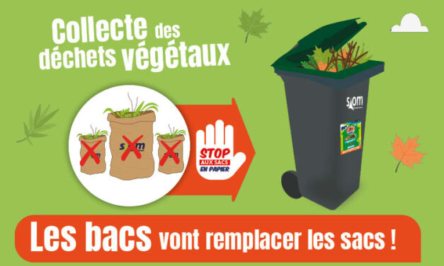Collecte des déchets végétaux : les bacs vont remplacer les sacs !