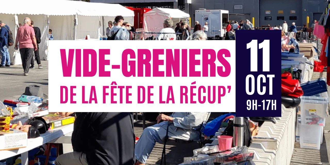 Ouverture des inscriptions au vide-greniers de la Fête de la Récup&rsquo; du Siom